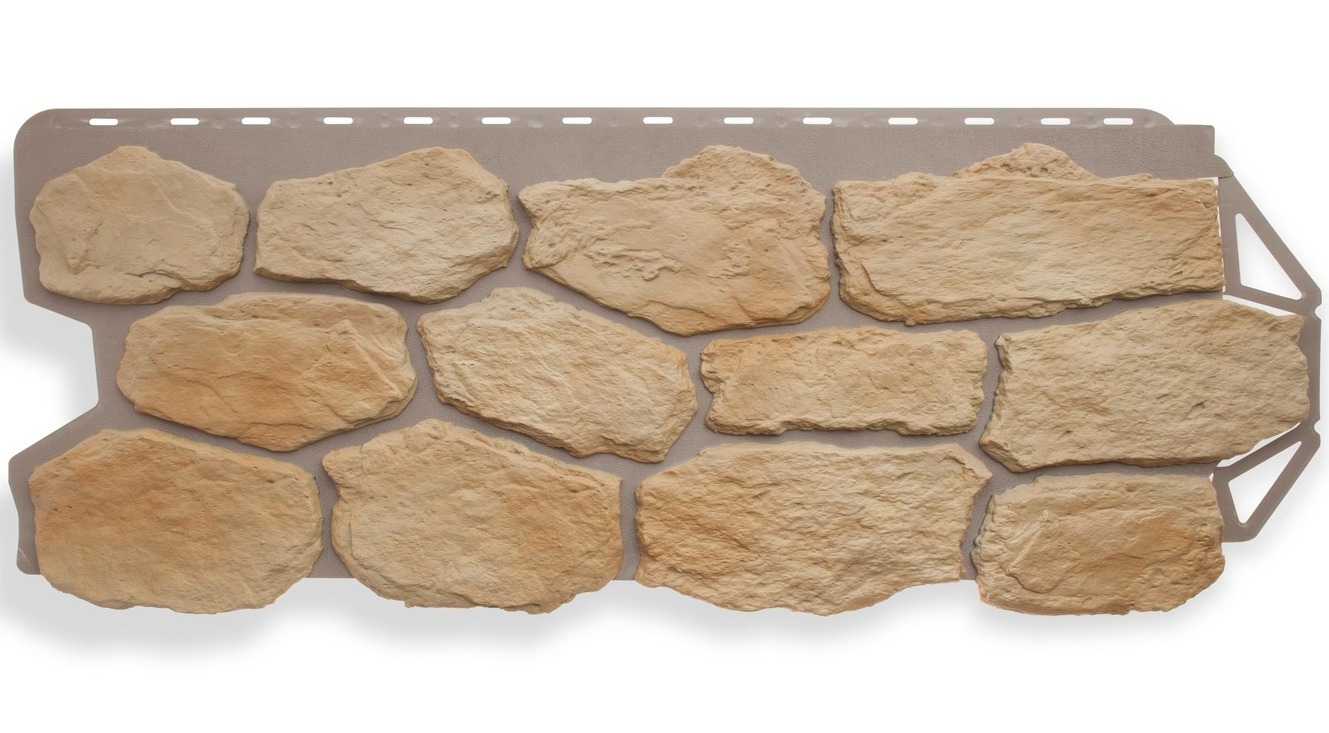 Бутовый Камень Греческий Альта-Профиль фасадные панели для наружной отделки