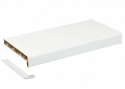 Подоконники Кристаллит Белый Сатин 120