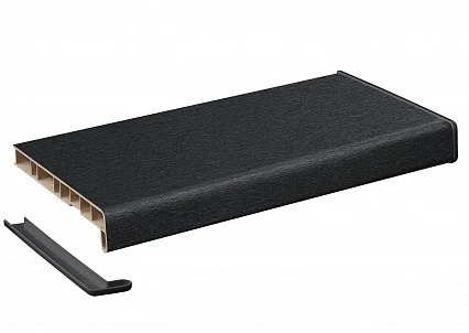 Подоконники Кристаллит Графит clean touch 142