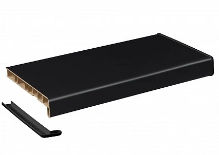 Подоконники Кристаллит Черный Бархат Clean Touch 141