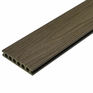 Террасная доска СМ Decking Реверс Волнат / Чаркол