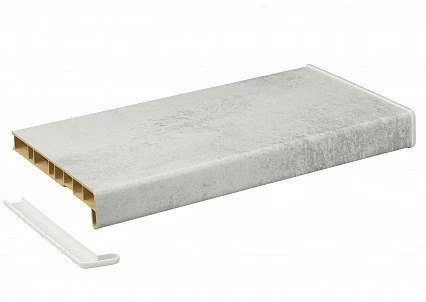 Подоконники Кристаллит Бетон Серый 22/19