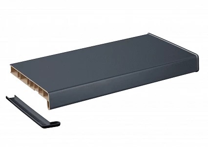 Подоконники Кристаллит Антрацит Матовый 125