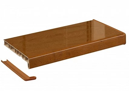 Подоконники Кристаллит Золотой Дуб Глянец 013