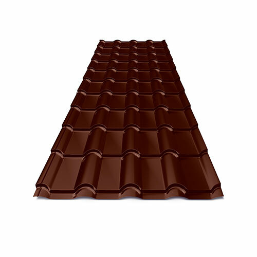 Металлочерепица Венеция рал 8017