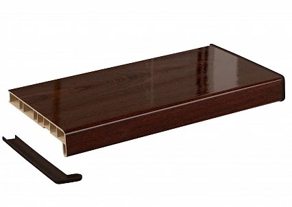 Подоконники Кристаллит Махагон Глянец 018